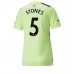 Cheap Manchester City John Stones #5 Third Football Shirt Women 2022-23 Short Sleeve